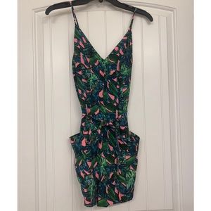 TopShop tropical romper